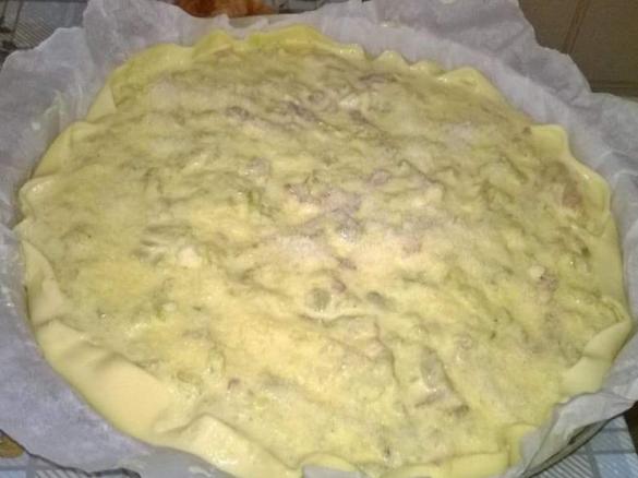 Quiche di verdure,pancetta e stracchino 