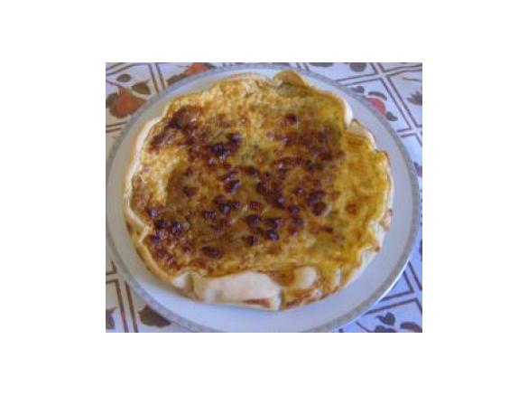 Crostata salata al pesto