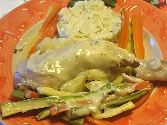 Cosciotti di pollo con verdure e riso in salsa (Contest cottura multilivello)