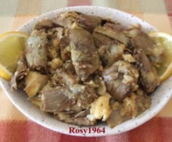 Carciofi, cacio e mollica