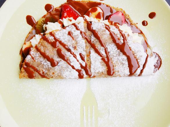 Crêpes senza glutine con frutta e cioccolata-CONTEST CREPES