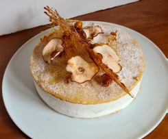 Torta ricotta e pere