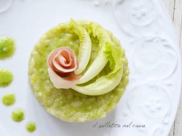 Risotto alla lattuga e parmigiano