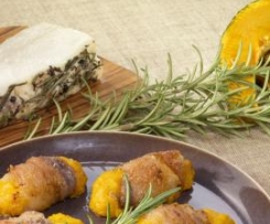 Involtini di zucca al lardo di colonnata