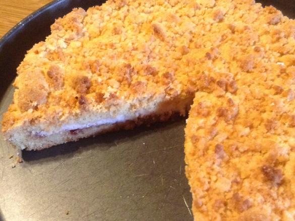 Torta Sbriciolata alla ricotta e marmellata