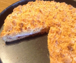 Torta Sbriciolata alla ricotta e marmellata