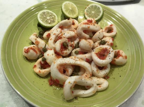 Calamari all’acqua pazza