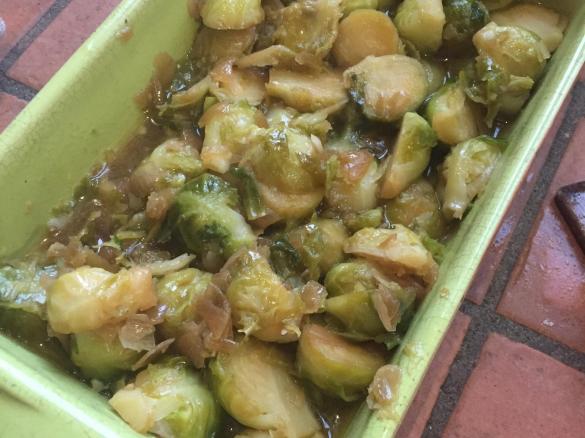 Cavolini di Bruxelles agrodolce