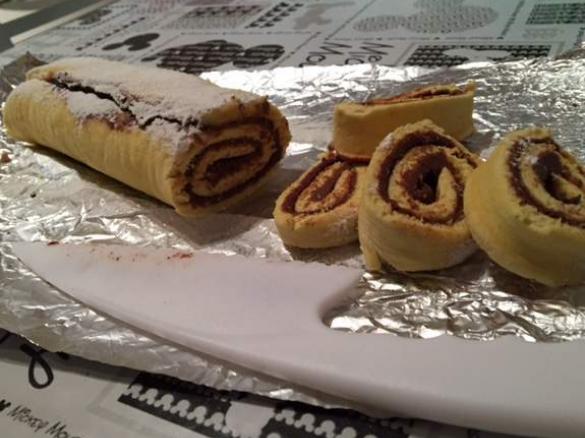 Rotolo alla nutella o marmellata 