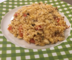 Risotto alle vongole e bottarga