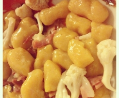 Gnocchi di Zucca e Patate con sugo al Cavolfiore