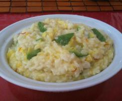 RISOTTO AL AVOCADO E ZAFFERANO