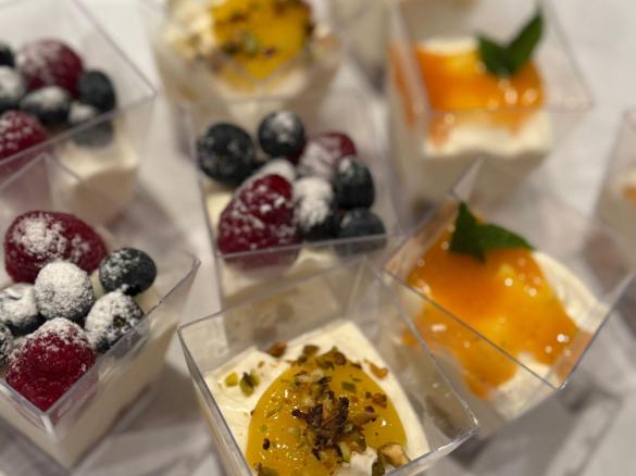 Bicchierini crema mascarpone e frutta