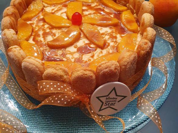 Follia estiva alle pesche e caramello salato  - Contest pesche