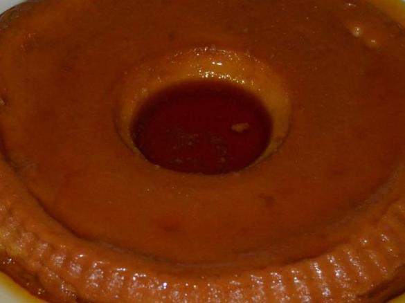 Creme Caramel al Mango