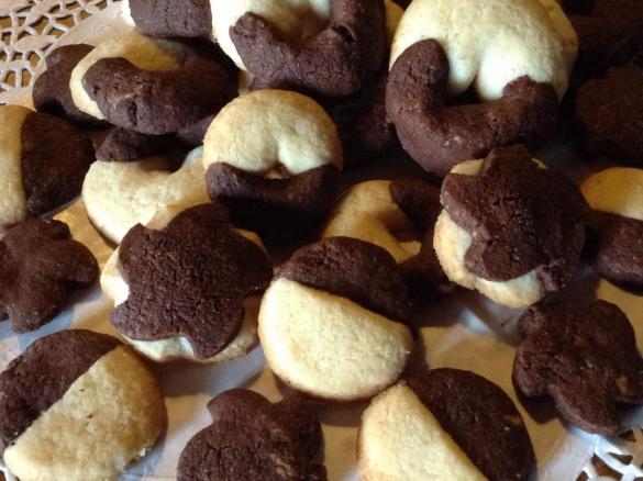 Ciambelline bicolore senza uova - gluten free