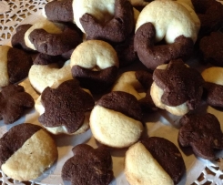 Ciambelline bicolore senza uova - gluten free