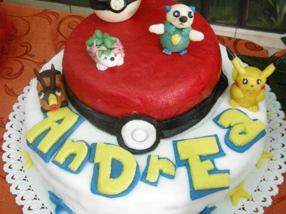 POKEMON CAKE con crema raffaello