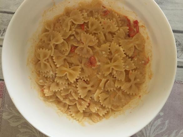 Farfalle con crema di stracchino