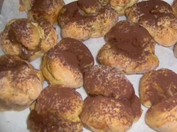 bignè al cioccolato