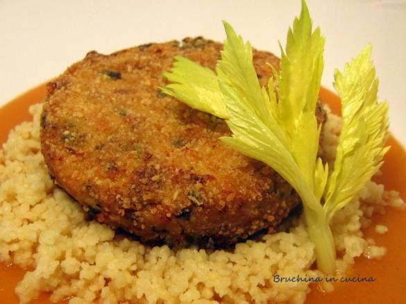 Hamburger di pesce e zucchine