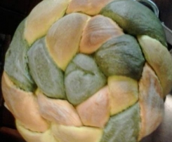 Pane tricolore con lievito madre