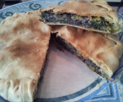 Torta di verdure alla ligure con riso venere (Variante)