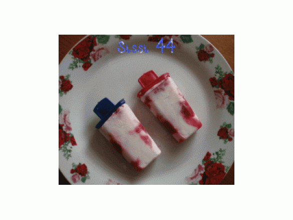 Gelato lamponi e yogurt