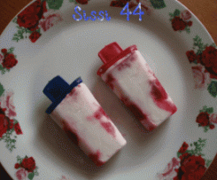 Gelato lamponi e yogurt