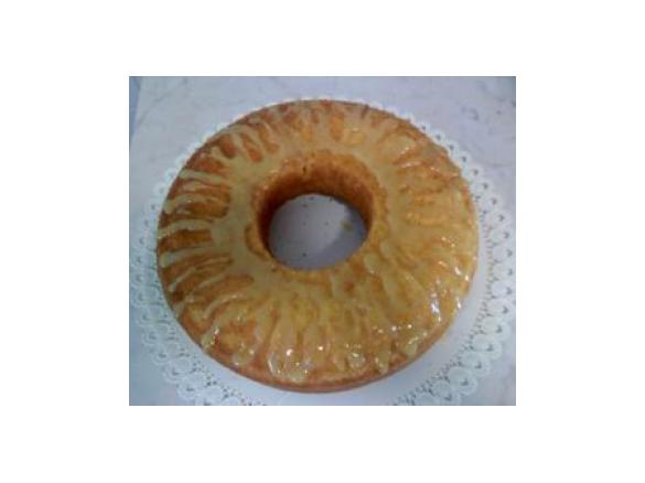 Ciambella all'arancia glassata