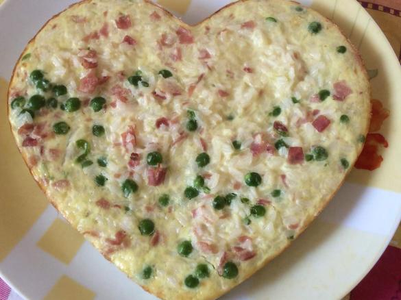 Frittata di riso al forno