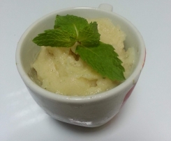 Aperitivo-sorbetto melone verde menta e rum