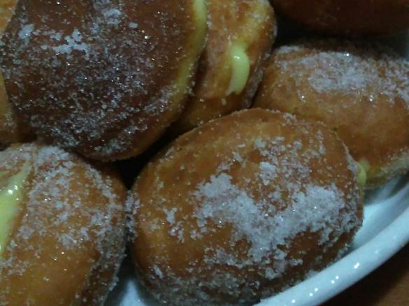 Bombe fritte senza uova