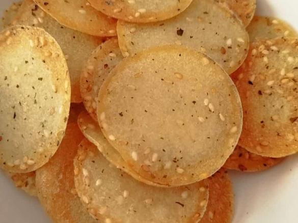 Chips con farina di riso