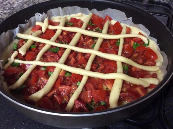 Crostata salata Mediterranea