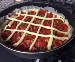 Crostata salata Mediterranea