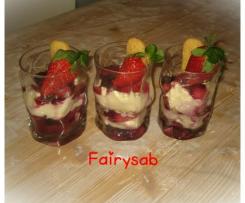 Tiramisù al cocco & frutti rossi (senza uova)