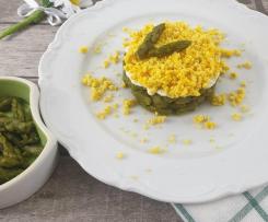 ANTIPASTO DI ASPARAGI CON UOVA MIMOSA