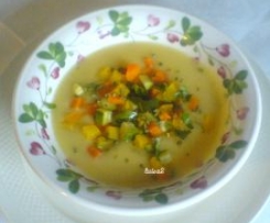 Vellutata di patata + pesce (per 1 persona)