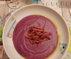 Vellutata di carote viola