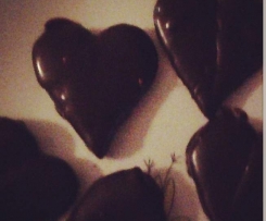 Cuori di frolla al cioccolato