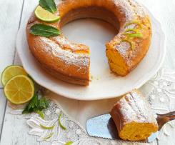 Ciambella semplice e soffice con ricotta e lime