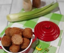 Polpettine di porro e luganega