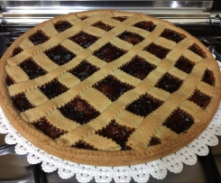 Crostata al vin rosso