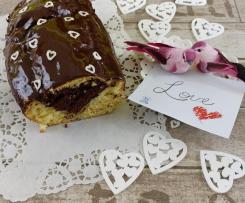 TORTA CON CUORE A SORPRESA