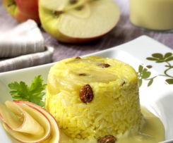 Fonduta con riso alla mela