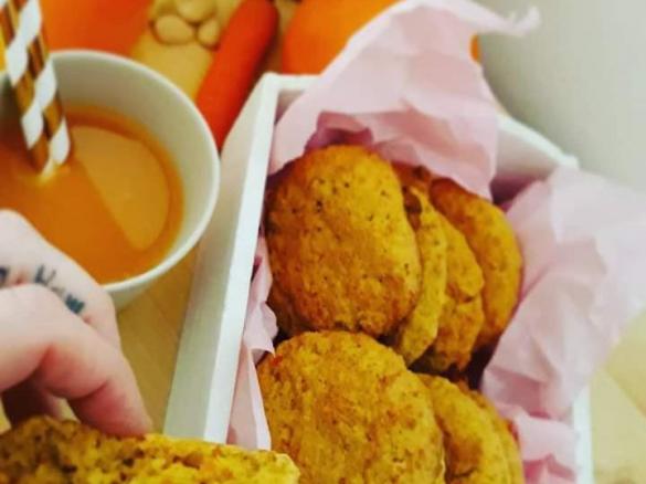 Orange cookies e succo aracia/carota - biscotti morbidi vegan
