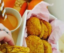 Orange cookies e succo aracia/carota - biscotti morbidi vegan