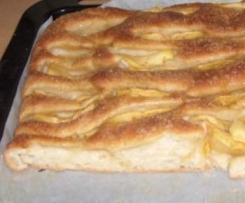 focaccia dolce di mele