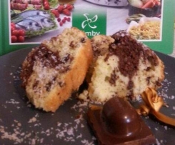 ciambella cocco e gocce cioccolato
